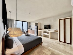 1 chambre, coffres-forts dans les chambres, fer et planche à repasser