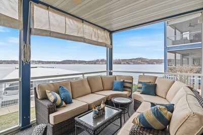 4BR Lakefront | Sleeps 13 | Pool, Hot Tub + Views