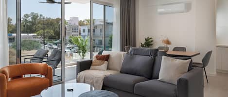 Appartement Luxe, vue ville | Vue de la chambre