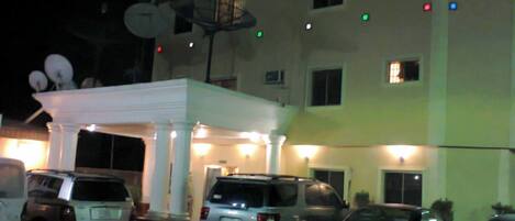 Front of property - evening/night