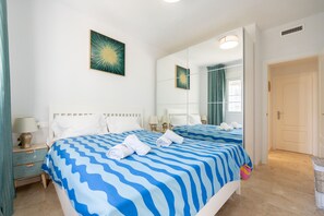 2 dormitorios, wifi gratis, ropa de cama