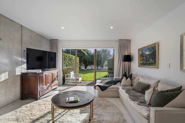 Sunny modern living room