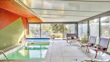 Piscine couverte, piscine chauffée