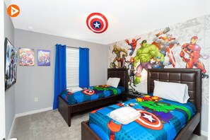 4 bedrooms, desk, iron/ironing board, free WiFi
