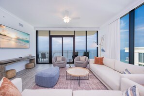 Condo, 4 Bedrooms | Living area - Phoenix Gulf Shores Ii 2001 4 Bedroom Condo (Gulf Shores)