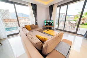 Family Villa, Mountain View | Living area - Villa Meyra (Kas)