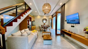 Luxury Villa, 2 Bedrooms, Private Pool | Living room - Villa Nak Anak Sanur - Luxury 2 BR Villa (Denpasar)