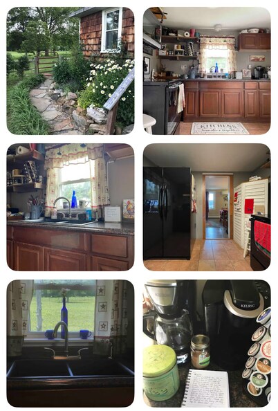 Two lane country roads near Lookout Mountain Big Living in the Little House