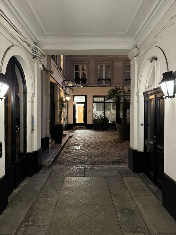 Entrada de la propiedad