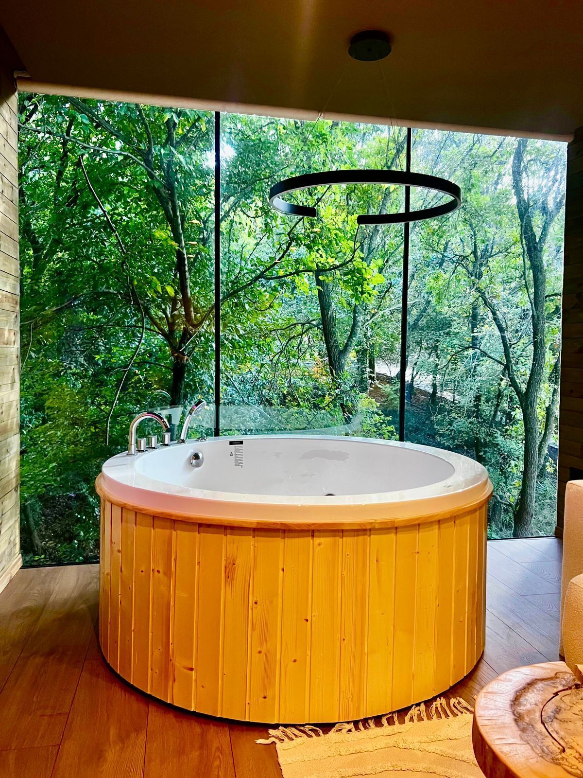 Private spa tub