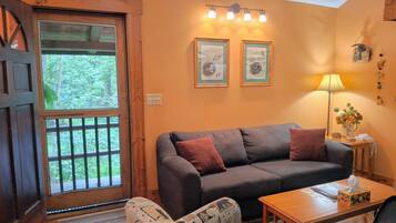 Fireplace, DVD player