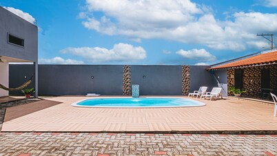 Casa com Wifi Churrasqueira e Tima Localiza o