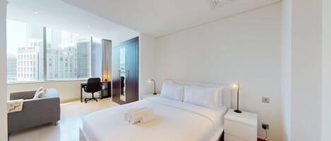 Iron/ironing board, free WiFi, bed sheets