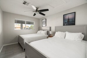 6 chambres, fer et planche à repasser, Wi-Fi gratuit, draps fournis