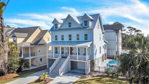 Exterior - Sandy Beach Retreat – Burkes Beach w/ Private Pool (Hilton Head Island)