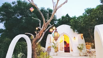 Panoramic Villa, 2 Bedrooms, Patio, Ocean View | Private kitchen | Microwave, toaster, cookware/dishes/utensils, freezer