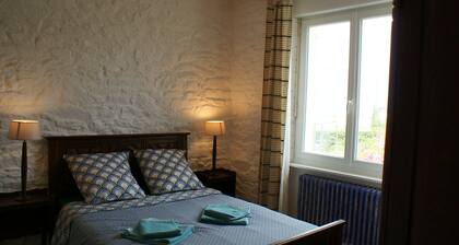 Apartment in house 400m from the sea in three directions