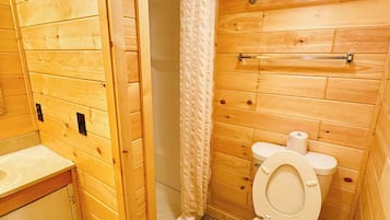 Secador de cabelo, toalhas de banho, sabonete, papel higiênico