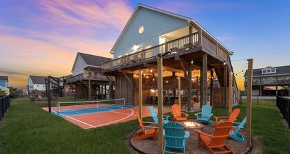 5BR Pickleball • Sleeps 15 by Beach
