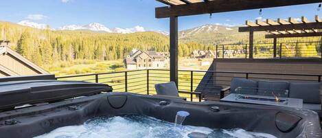 Bain à remous extérieur