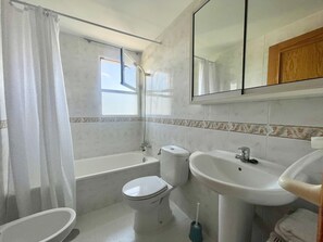 Hair dryer, towels