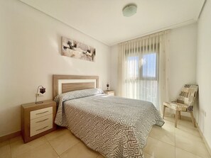 Wifi gratis y ropa de cama