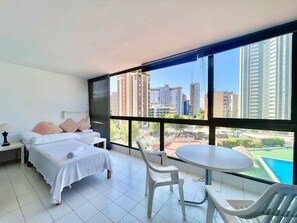 1 bedroom, iron/ironing board, bed sheets