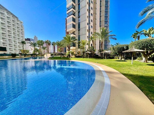 A heated pool - GEMELOS 26 POOL LEVANTE A135 (Benidorm)