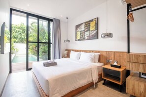 2 bedrooms, iron/ironing board, free WiFi, bed sheets - Modern 2BR Villa Sinara • Ocean View Nusa Dua (South Kuta)