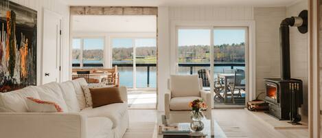 暖炉、書庫、ミュージックライブラリ、ステレオ