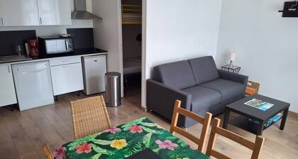 Apartment in the center of mont dore, close to the thermal baths and shuttles to sancy.
