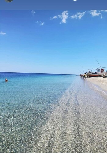 Wonderful beachfront apartment In Soverato Marina 50 mt from the sea