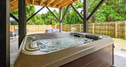 Boho 5BR Modern Villa•Hot Tub•Grill•Patio•Backyard