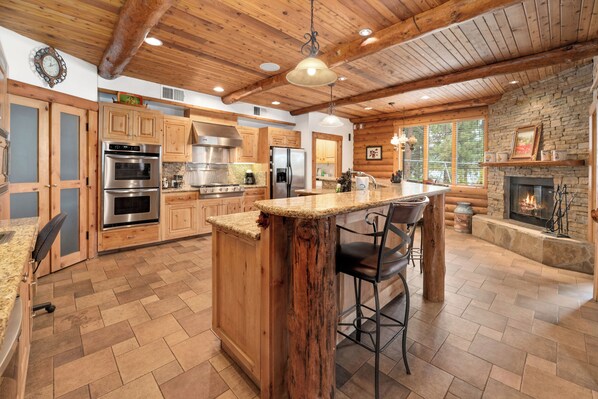 Huis, uitzicht op meer | Privékeuken