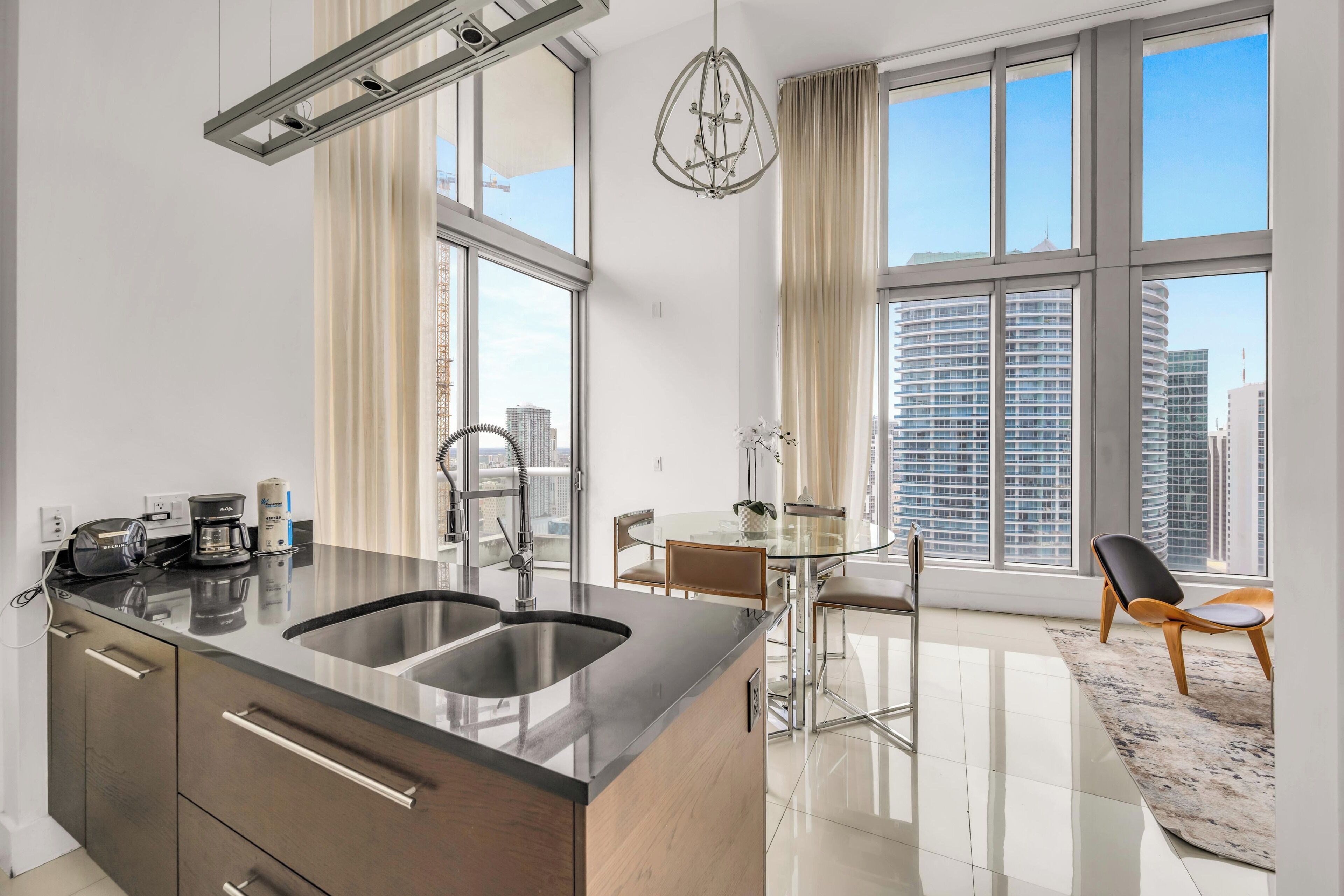 Superior Apartment, 2 Bedrooms, Private Pool, Ocean View | Private kitchen | Fridge, microwave, oven, stovetop