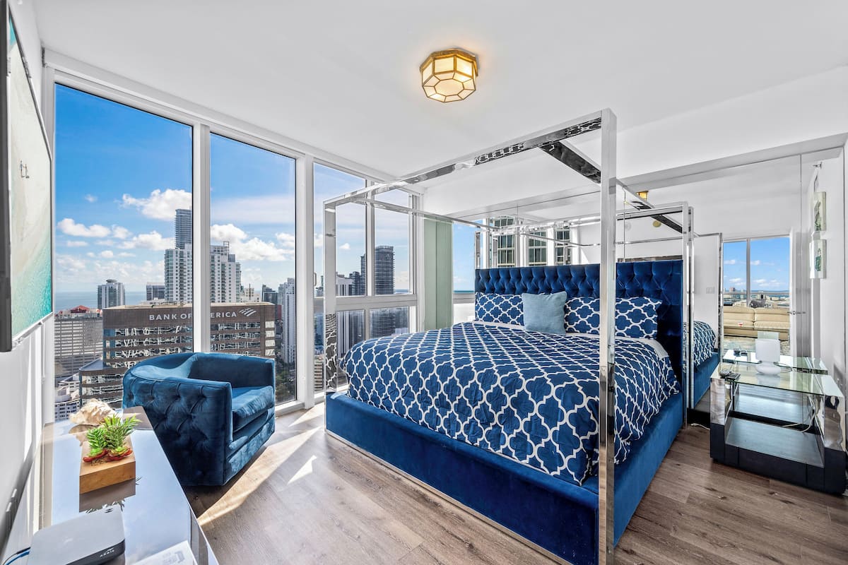 總統公寓, 2 間臥室, 私人泳池, 海景 | 獨特裝潢、布置獨特、隔音、熨斗/熨衣板