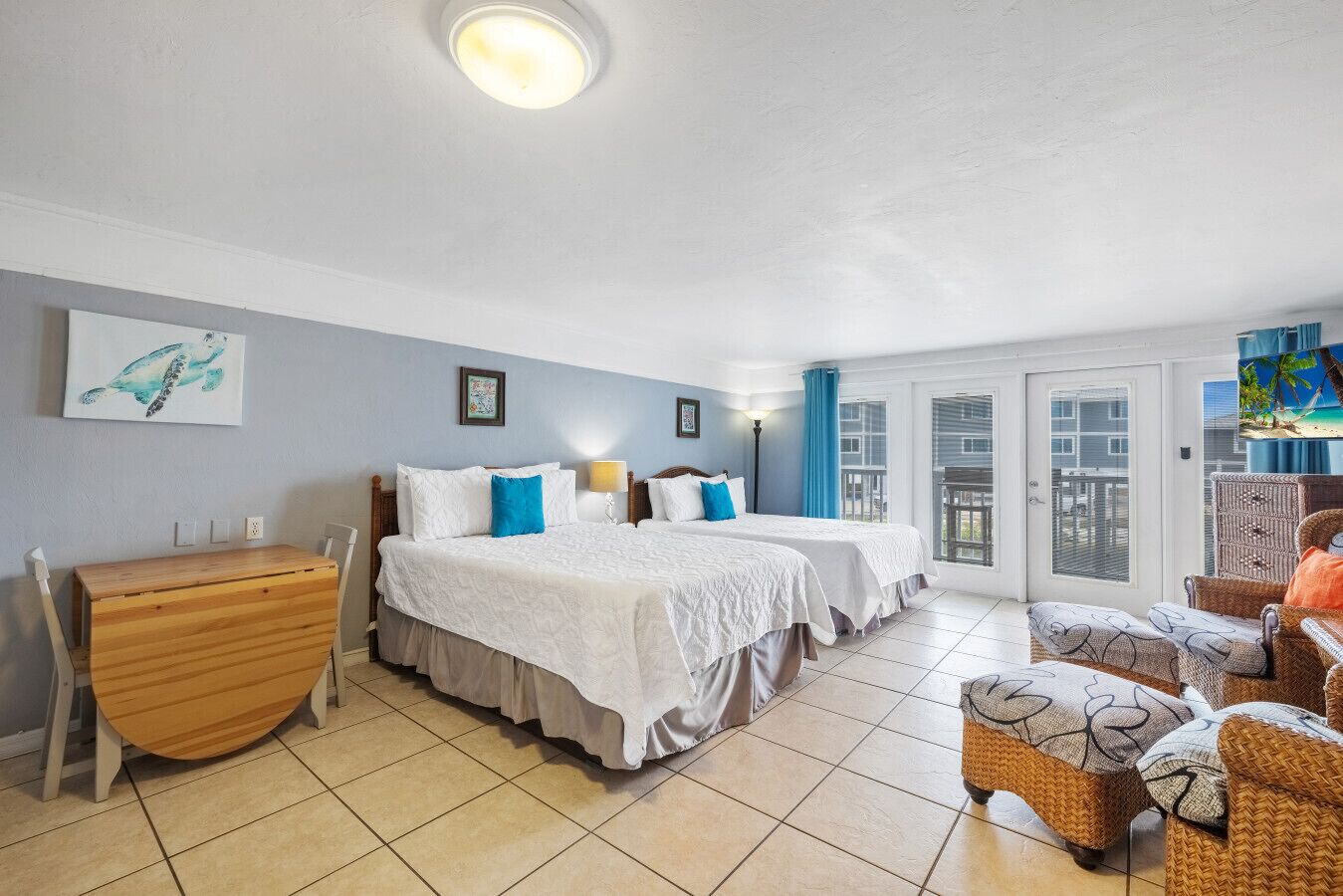 1 bedroom, travel crib, free WiFi, bed sheets