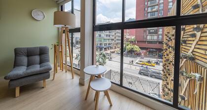 |Ahead| Cozy Loft @Chapinero with co-working area