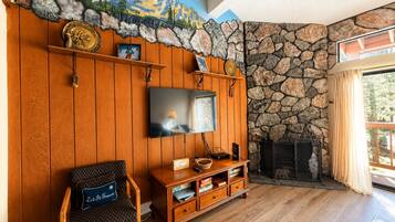 Superior Condo | Living area | Fireplace, DVD player
