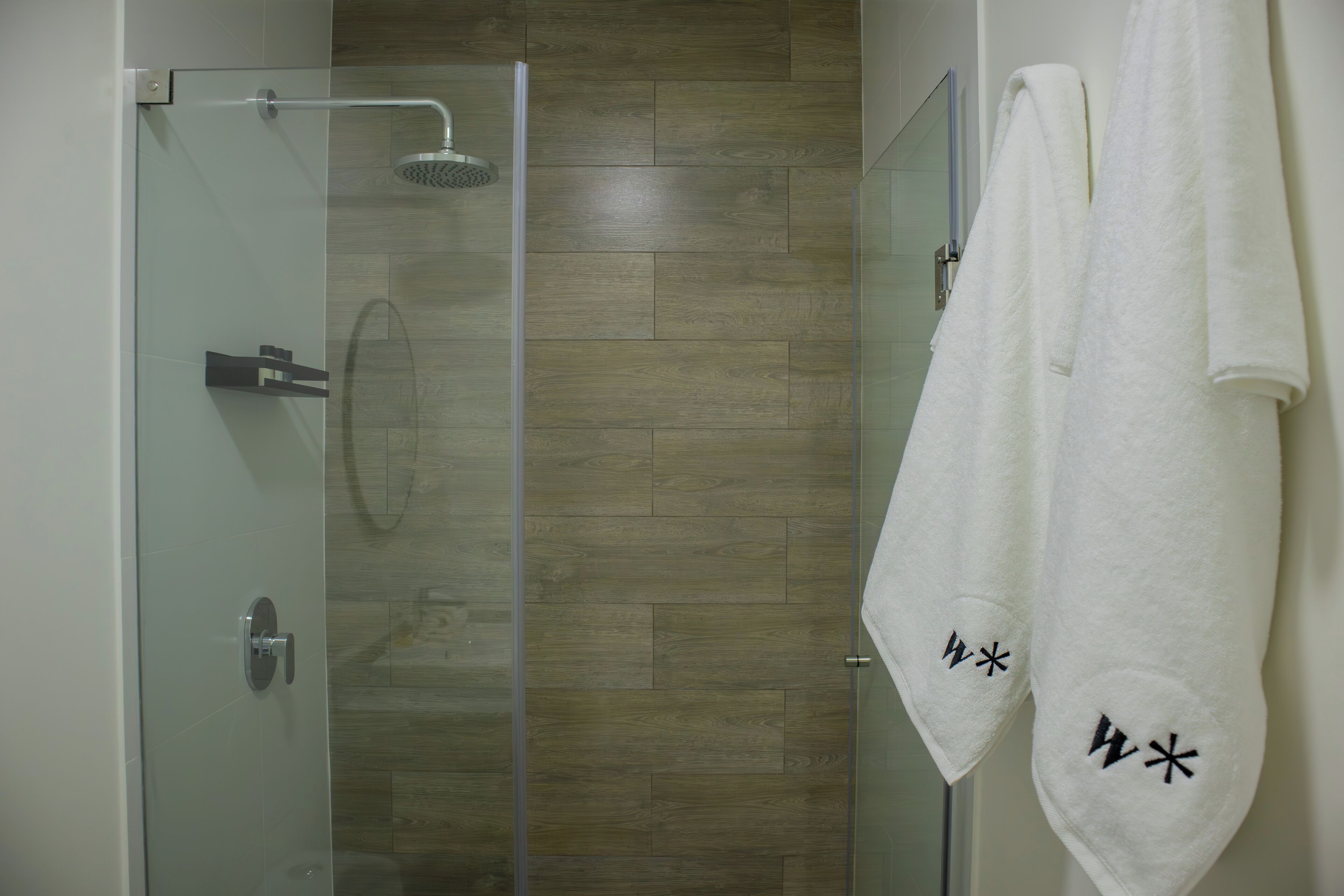 Apartment | Bathroom | Shower, free toiletries, towels, soap