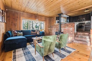 House (Multiple Bedrooms) | Interior - Sleeps 23 2 Homes, Lakefront, Private Dock, Hot Tub, Game Room, Swingset, View (Big Bear Lake)