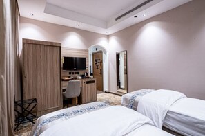 Habitación económica con 2 camas individuales | Sábanas de algodón egipcio, ropa de cama de alta calidad y edredón 