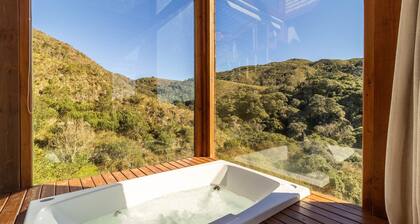 Cabana vista deslumbrante serra VST020