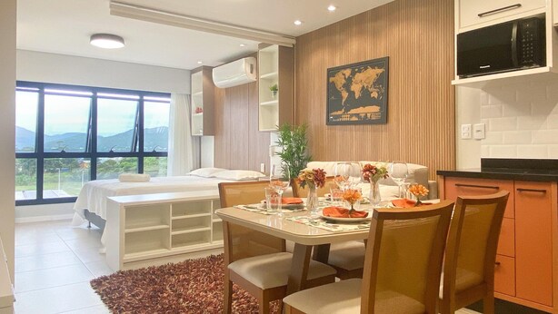 Apartment | Dining - Studio Shopping OKA Floripa - SOK232 (Florianopolis)