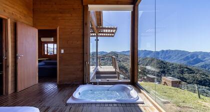 Cabana vista panorâmica e jacuzzi VST022
