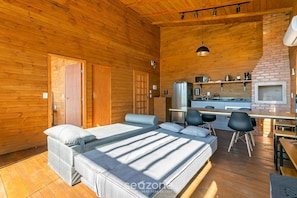 Basic Chalet | Living area - Cabana vista Serra Catarinense VST023 (Anitápolis)