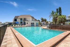 Condo, 1 King Bed with Sofa bed (Estero Island Yacht & Racquet 320) | Pool - Estero Island Yacht & Racquet 320 (Fort Myers Beach)