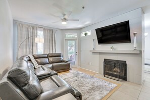 TV, fireplace - Near Golf & Trails! Pet-Friendly Scottsdale Condo (Scottsdale)