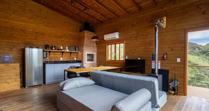 Cabana c/ vista e jacuzzi Serra Catarinense VST025