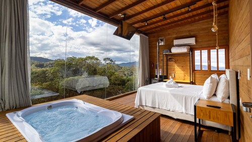 Cabana c/ vista e jacuzzi Serra Catarinense VST025